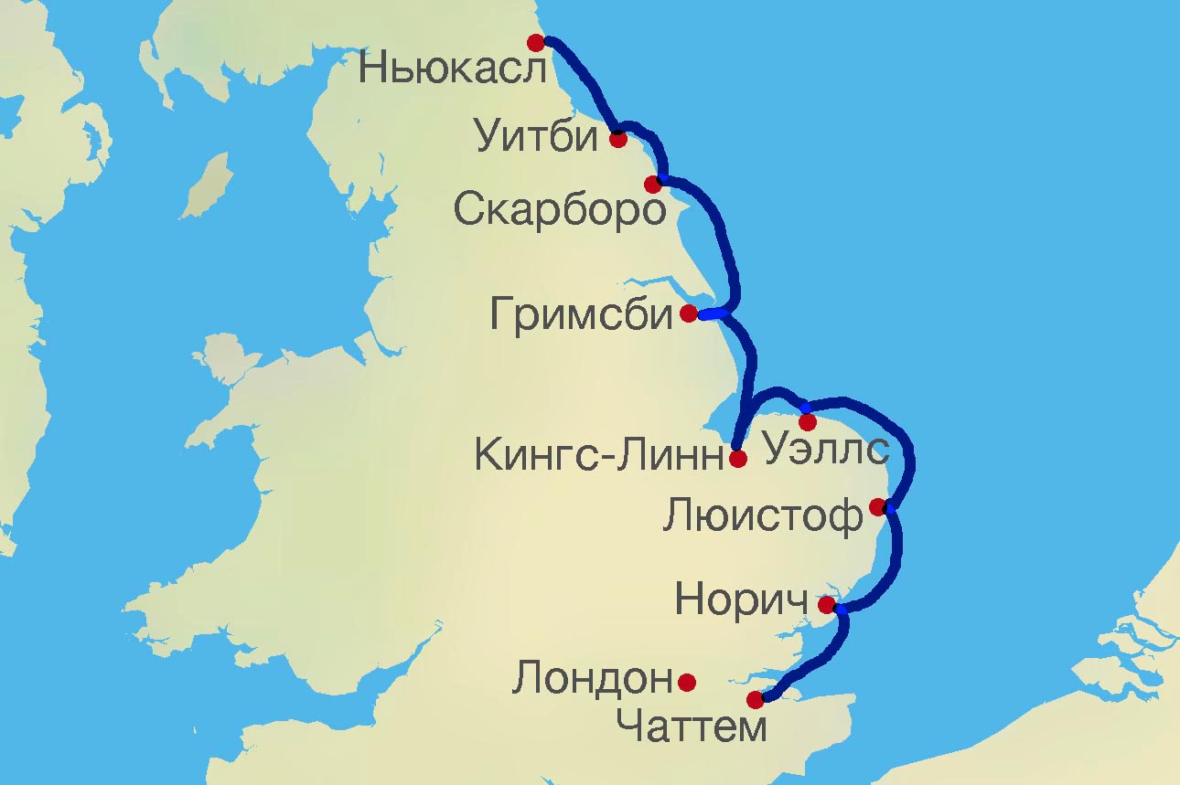 Путешествие по морю в великобритании