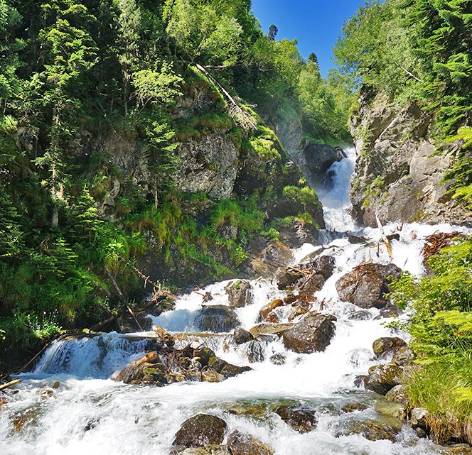 Водопад Белый в Архызе